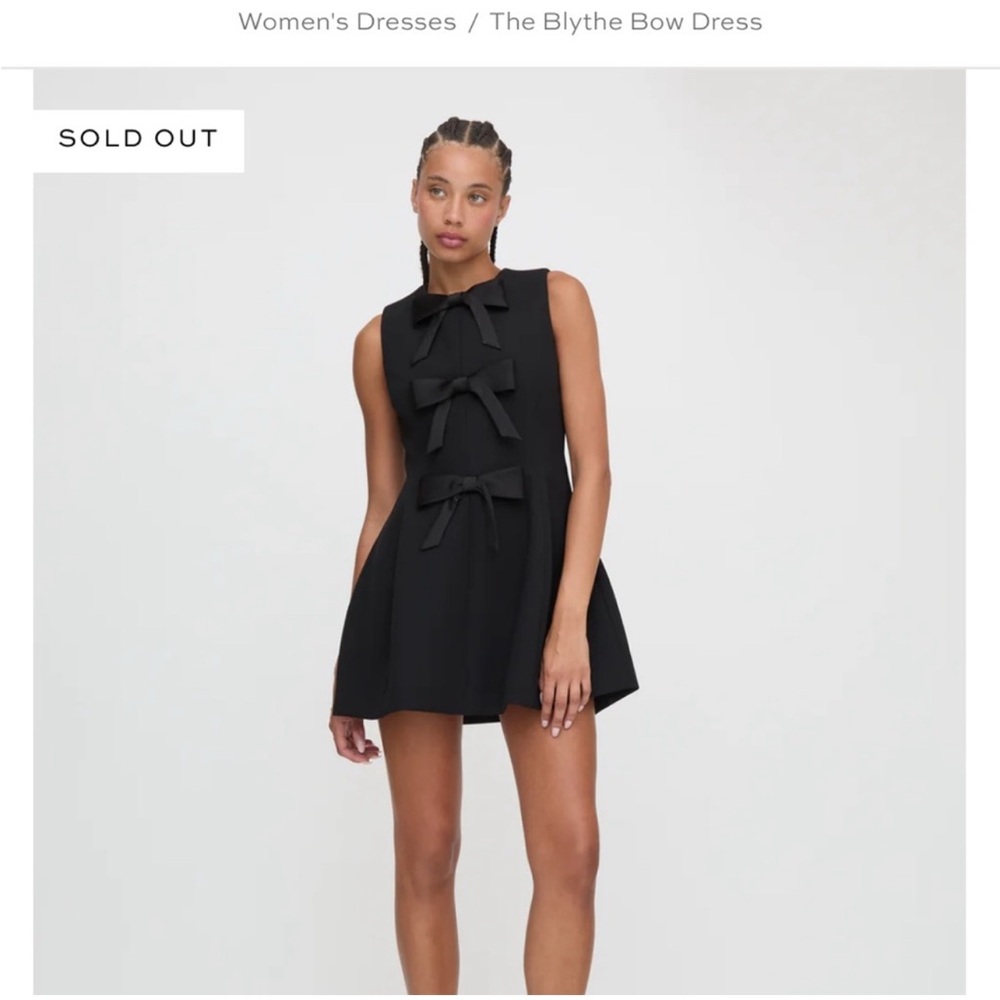 Hill House Black Sleeveless Blythe Mini Dress